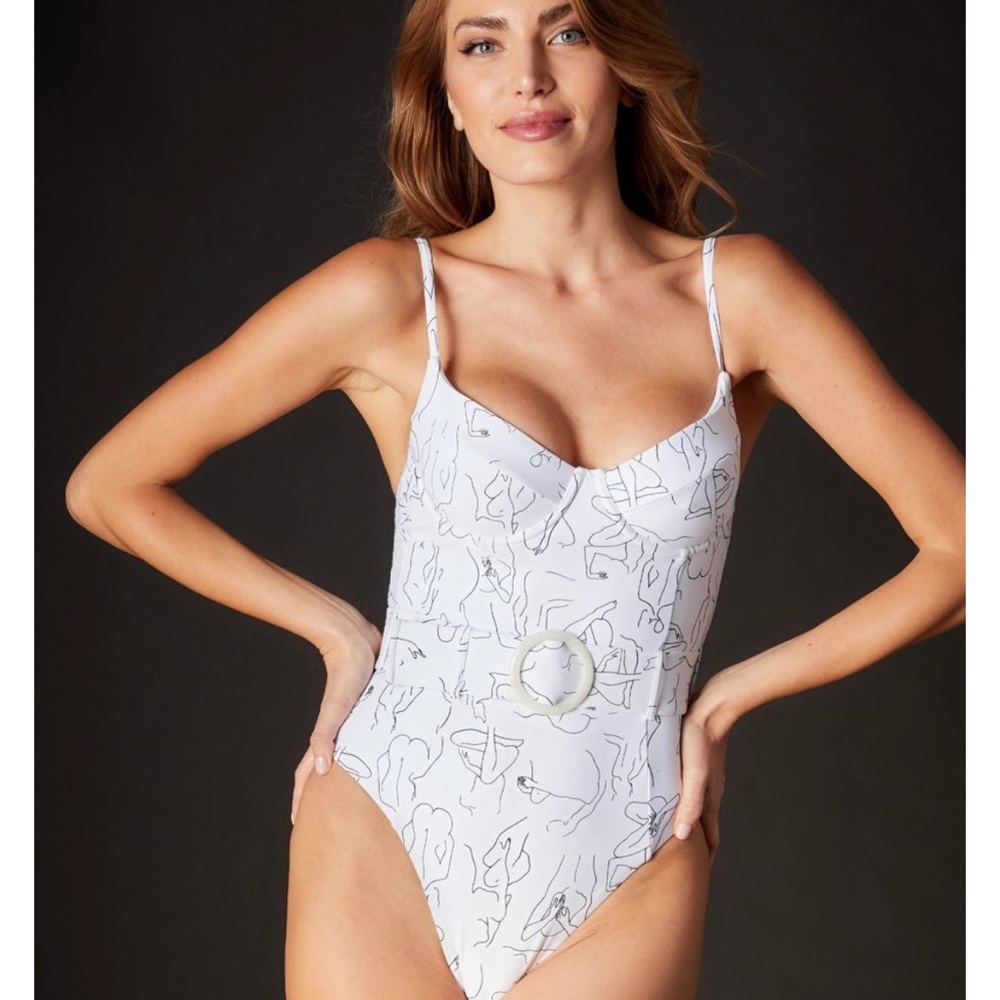 WeWoreWhat Danielle One Piece, Silhouettes Size S
